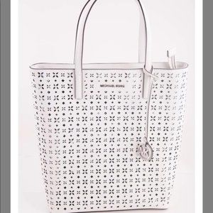 Michael Kors Hayley Laser Cut Leather Bag